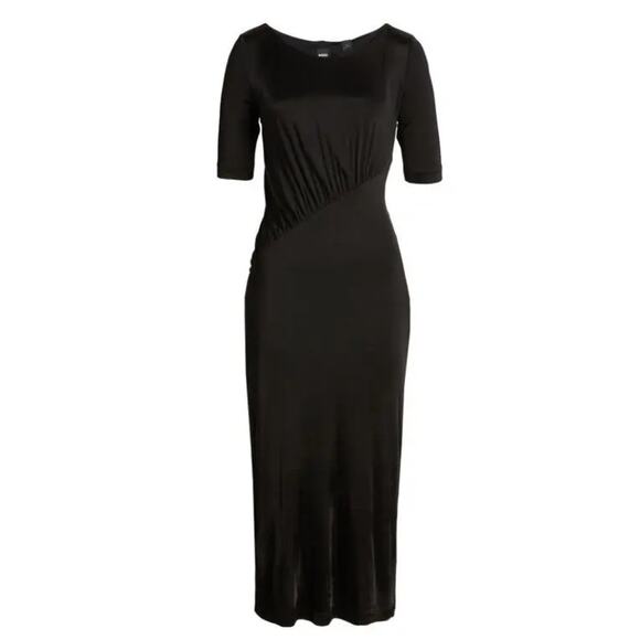 Hugo Boss Etalicy Midi Dress Size 4 New with Tags - Picture 5 of 7
